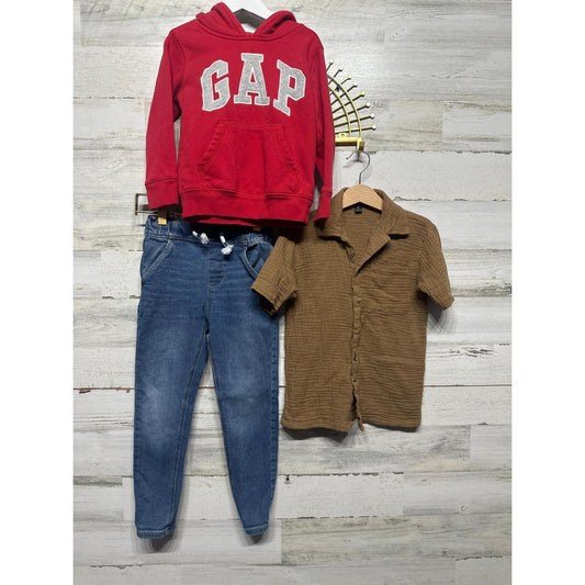 Gap Little Co American Hawk Clothing Lot Boys 4 Multicolor Casual Basics0