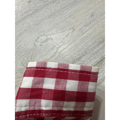 Prodoh Fishing Dress Girls 12M Red Plaid Gingham Belted Outdoor Flawed*1