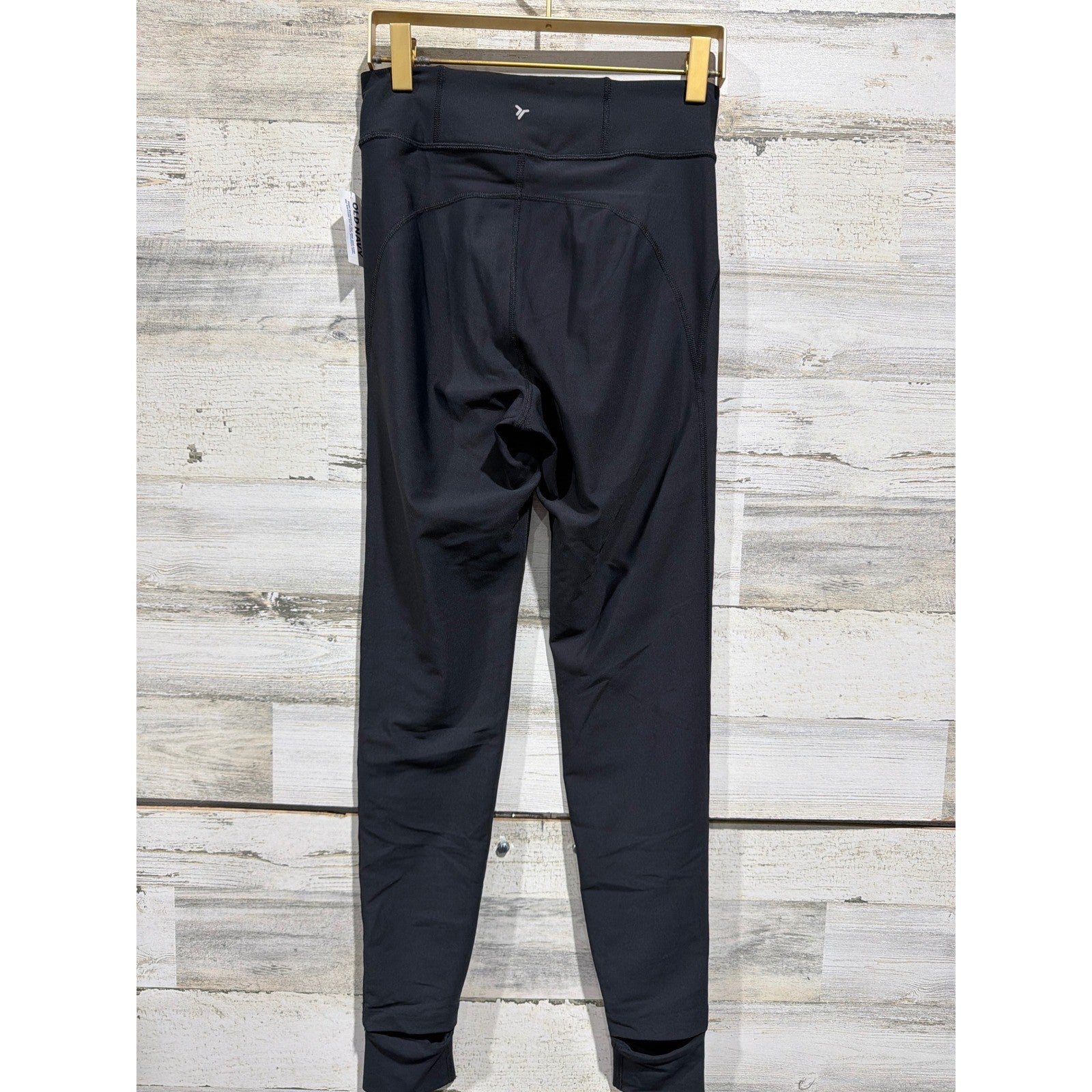 Old Navy Leggings Women Small Black High Waisted Activewear Athleisure NWT4