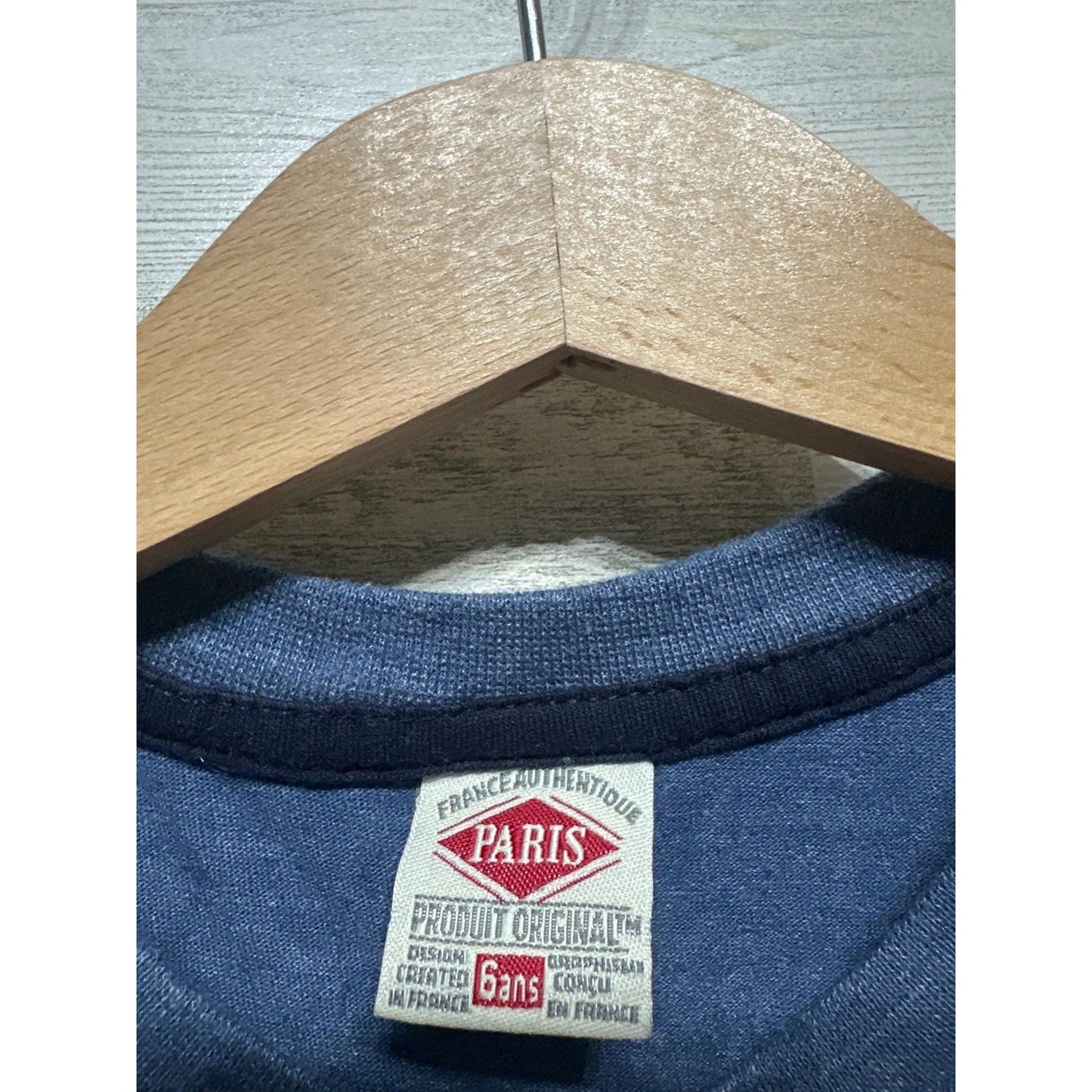 Graphic T-Shirt Boys 6 Blue Paris Roma Souvenir Euro EUC1