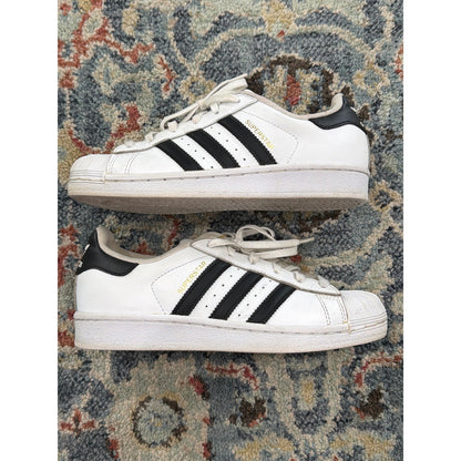 Adidas Superstar Sneakers Youth 4 White Black Shell Toe Classic Streetwear0