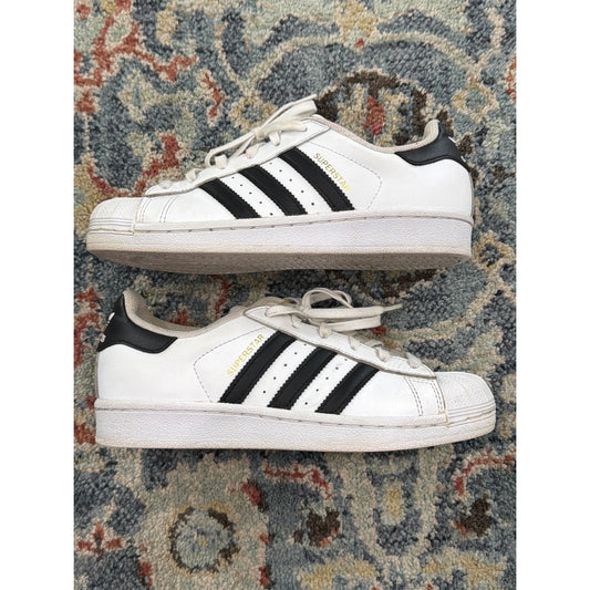 Adidas Superstar Sneakers Youth 4 White Black Shell Toe Classic Streetwear0