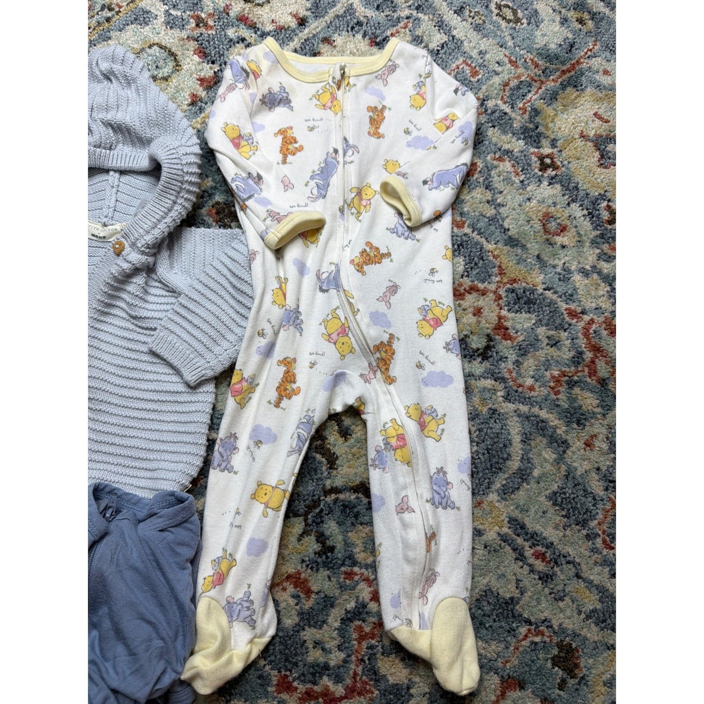 Kyte Baby Petite Maison Cat & Jack Boys 6-12M Blue Grey Bundle Bamboo GUC5
