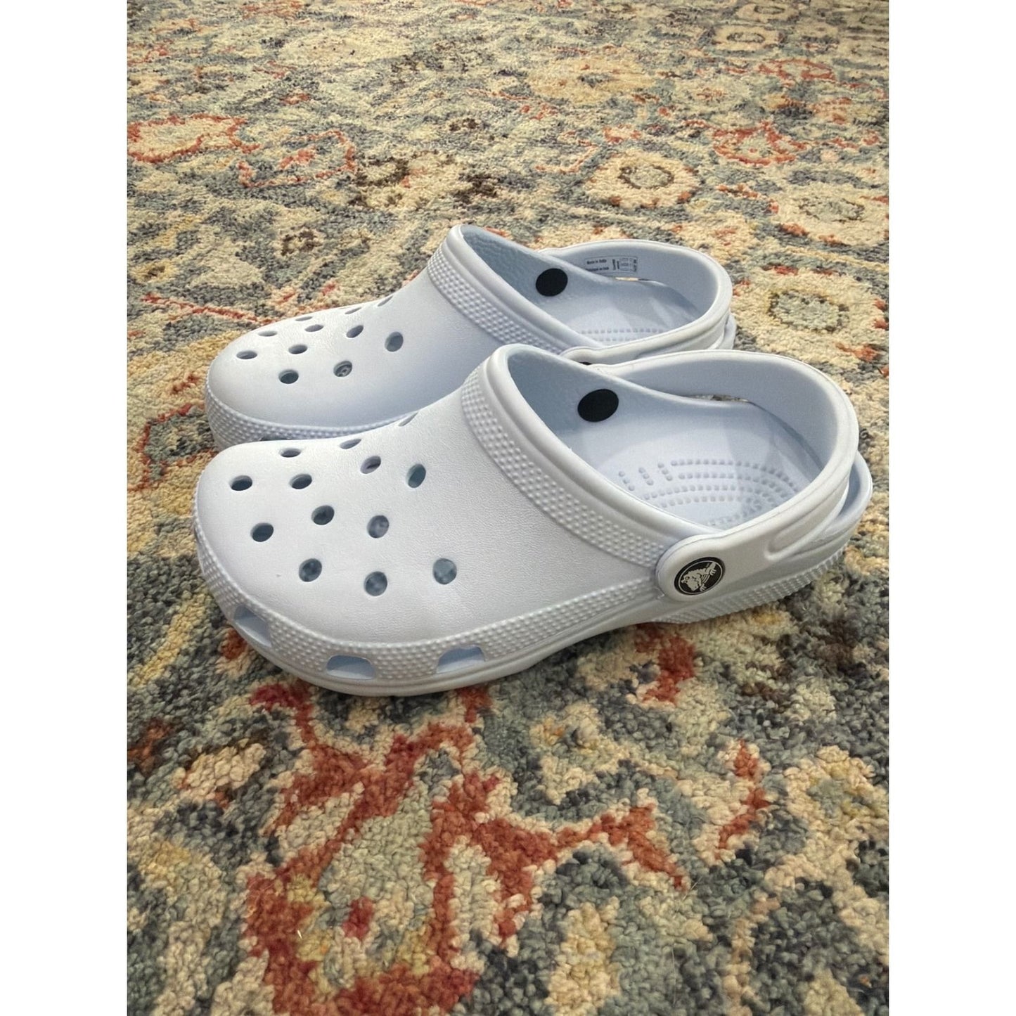Crocs Classic Clog Women 6 / Mens 4 Light Blue Slip On Comfort Gorpcore EUC2