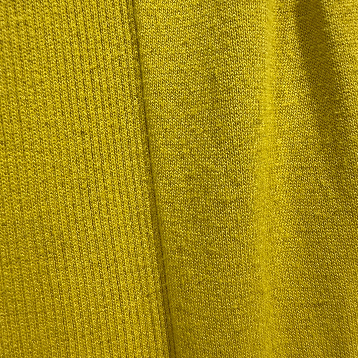 Anthropologie Cardigan Women Medium Yellow Open Front Peplum Knit GUC*2