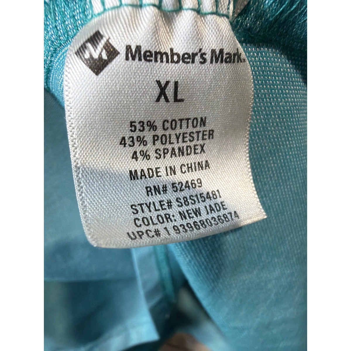 Member's Mark Stretch Cotton Polo Men XL Grey Blue Bundle Golf Preppy EUC5