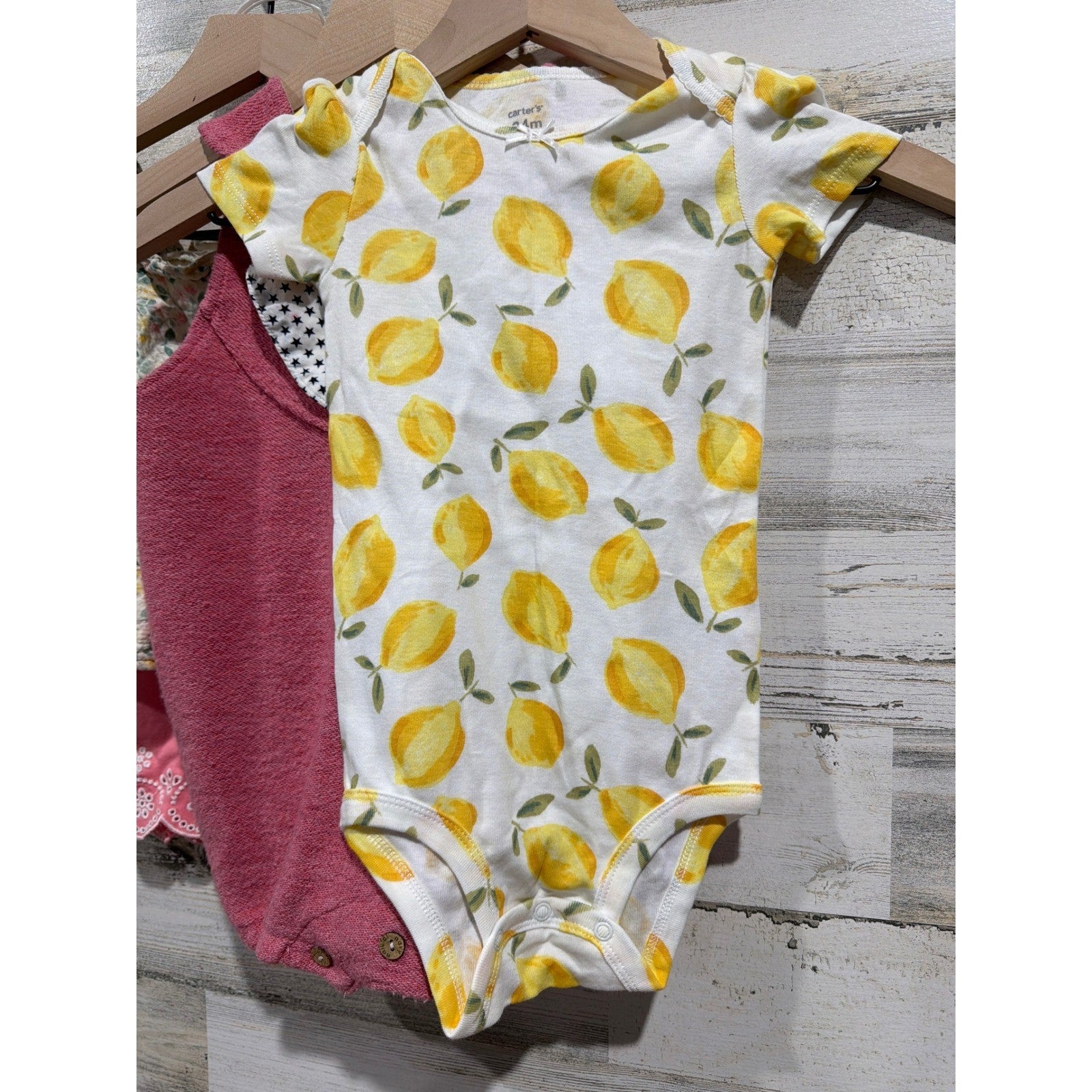 Carter's Cloud Island Leighton AlexanderBaby Girl 24M Romper Bodysuit Bundle3