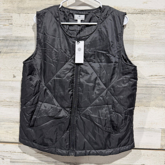 Socialite Quilted Vest Women S/M Black Diamond Puffer NWT0