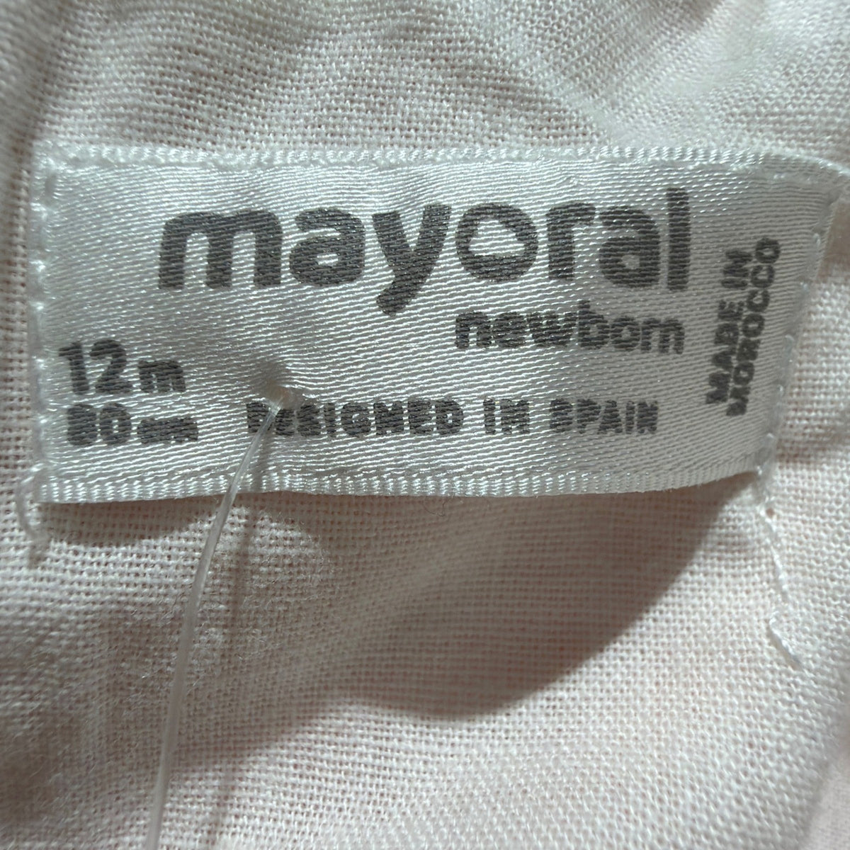 Mayoral Velvet Dress Set Girls 12M Pink Cotton Blend Lace Trim European NWT7