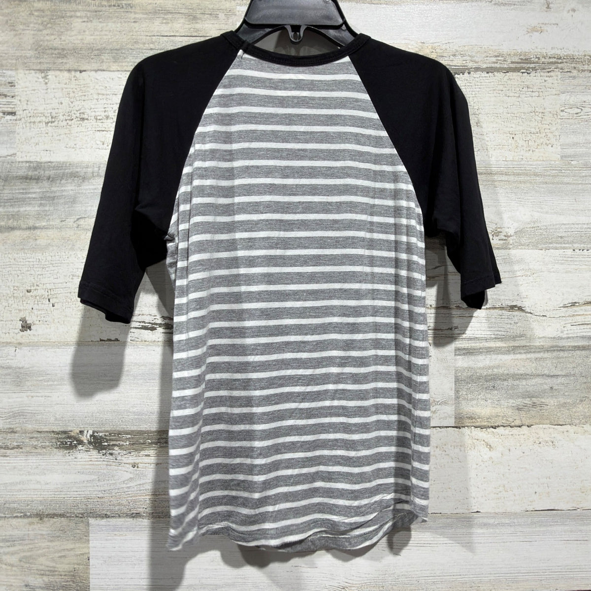 Tees2urdoor Baseball Tee Girls Youth Medium Gray Black Bulldogs Graphic3