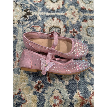 Link Copper Key Dress Shoes Bundle Girls 13 Pink Silver Rhinestone Glitter5