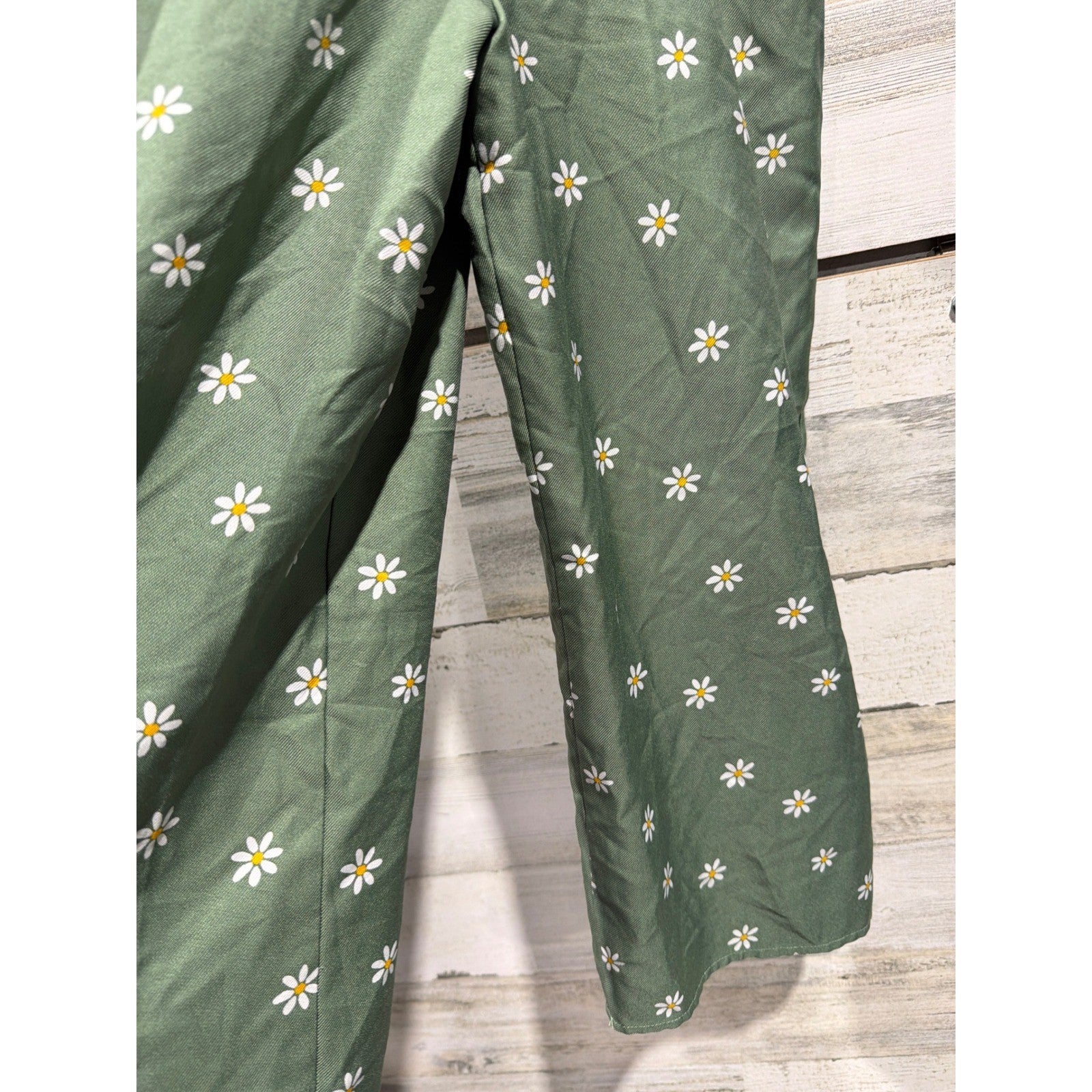 Lily Bleu Old Navy Girls Size 10 Green Navy Pink Floral Jumpsuit Dress Top EUC4
