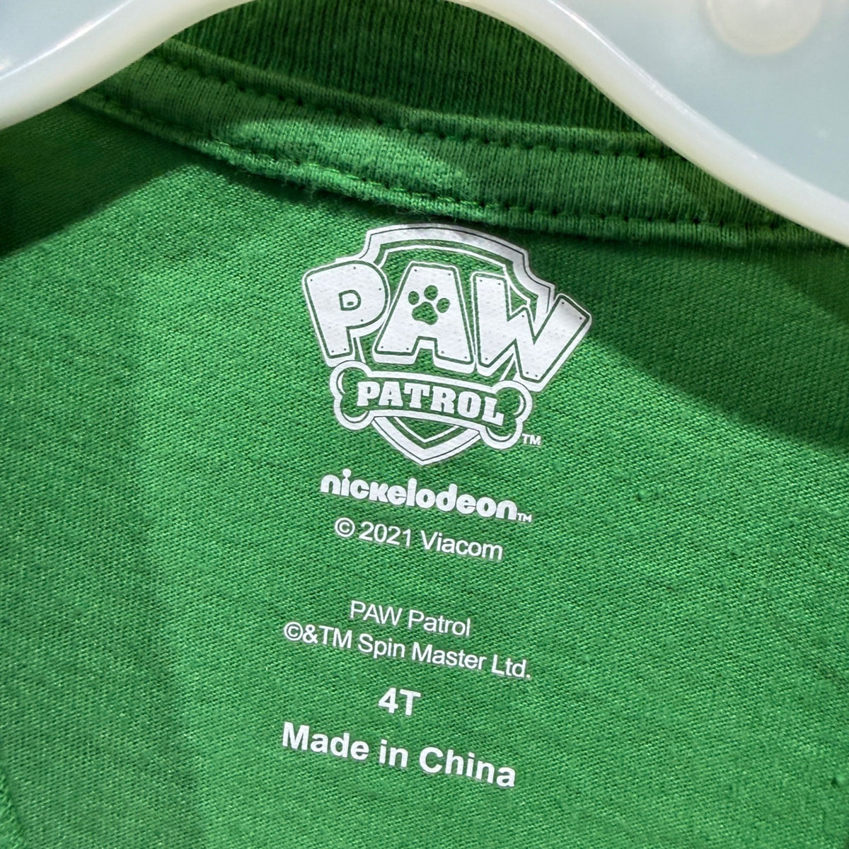 Paw Patrol Deck The Paws Shirt Kids 4T Green Cotton Christmas Holiday3