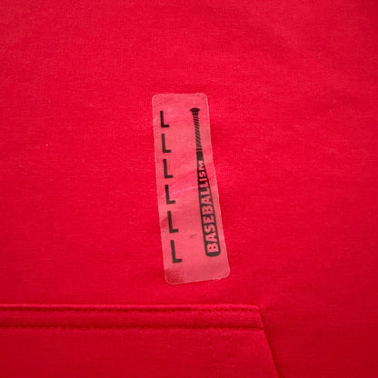 Baseballism Texas Rangers Hoodie Youth Large Red Short Sleeve MLB Sport NWT3