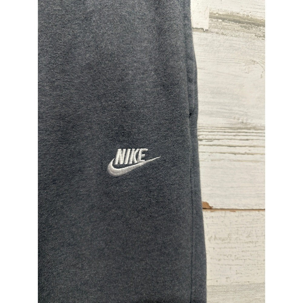 Nike Joggers Men Small Charcoal Grey Fleece Sportswear Sweatpants EUC1