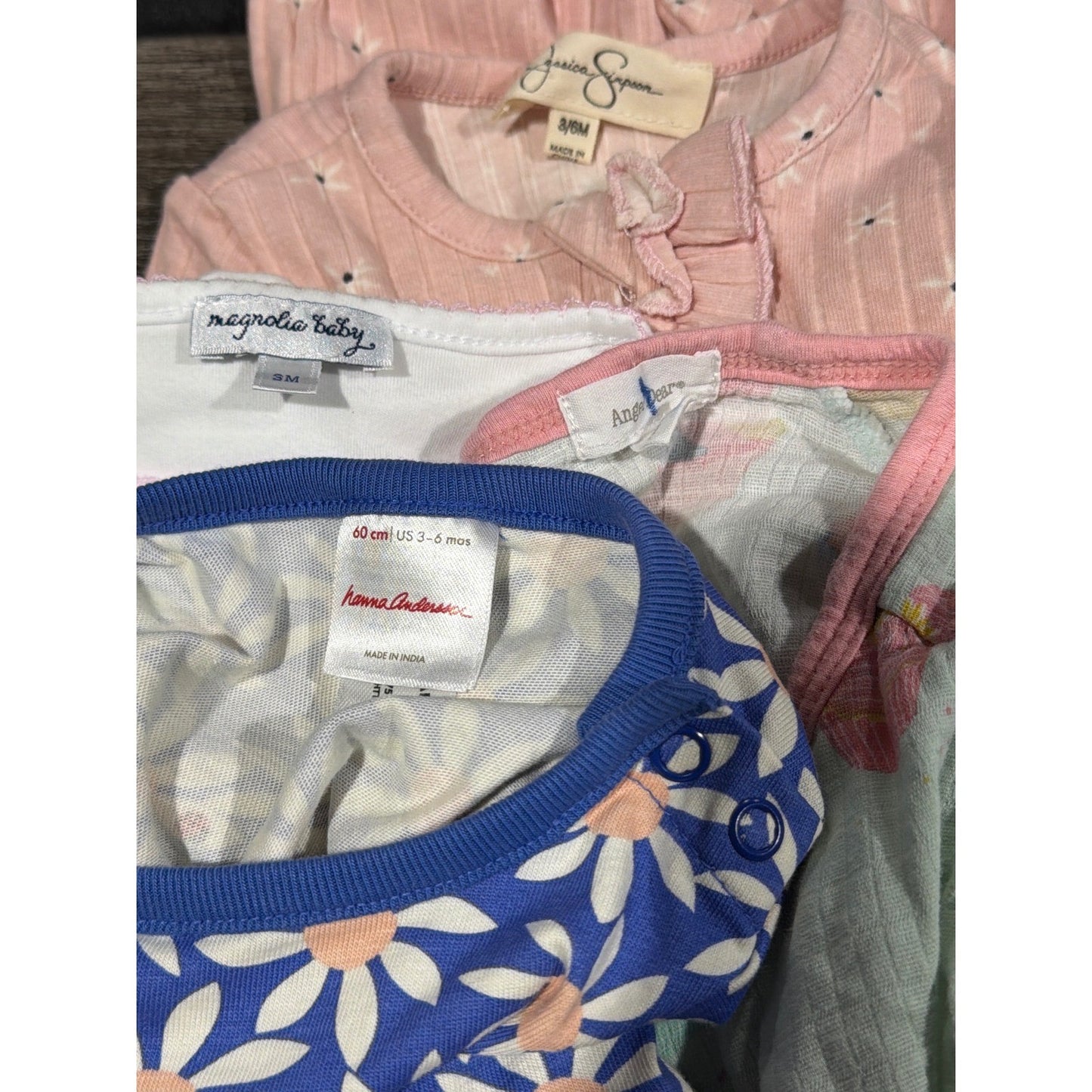 Hanna Andersson Magnolia Baby Angel Dear JessicaSimpson Bundle Baby Girl 3M 3/6M5