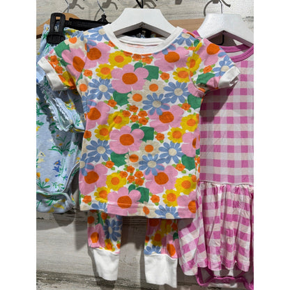 B'TWEEN Old Navy Dreamy ZZZ Girls 18-24M Blue Pink Floral Gingham Bundle EUC1