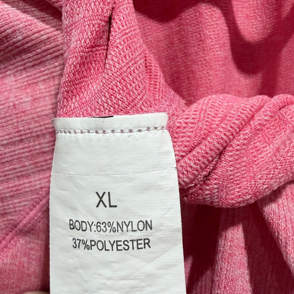 BCG Active Top Women XL Pink Long Sleeve Mesh Thumbhole Athleisure EUC5