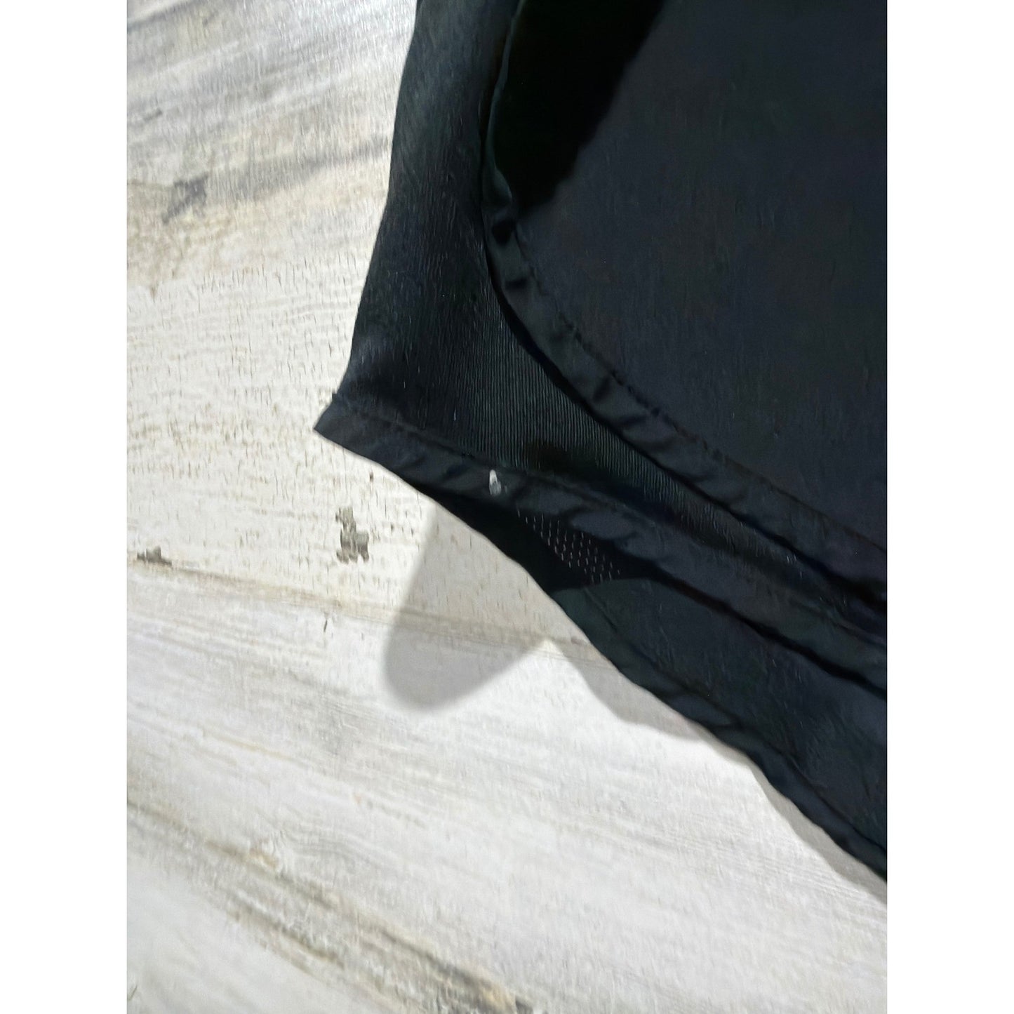 Nike Running Shorts Women XXL Black Tempo Mesh Trim Athletic Gorpcore Flawed*1
