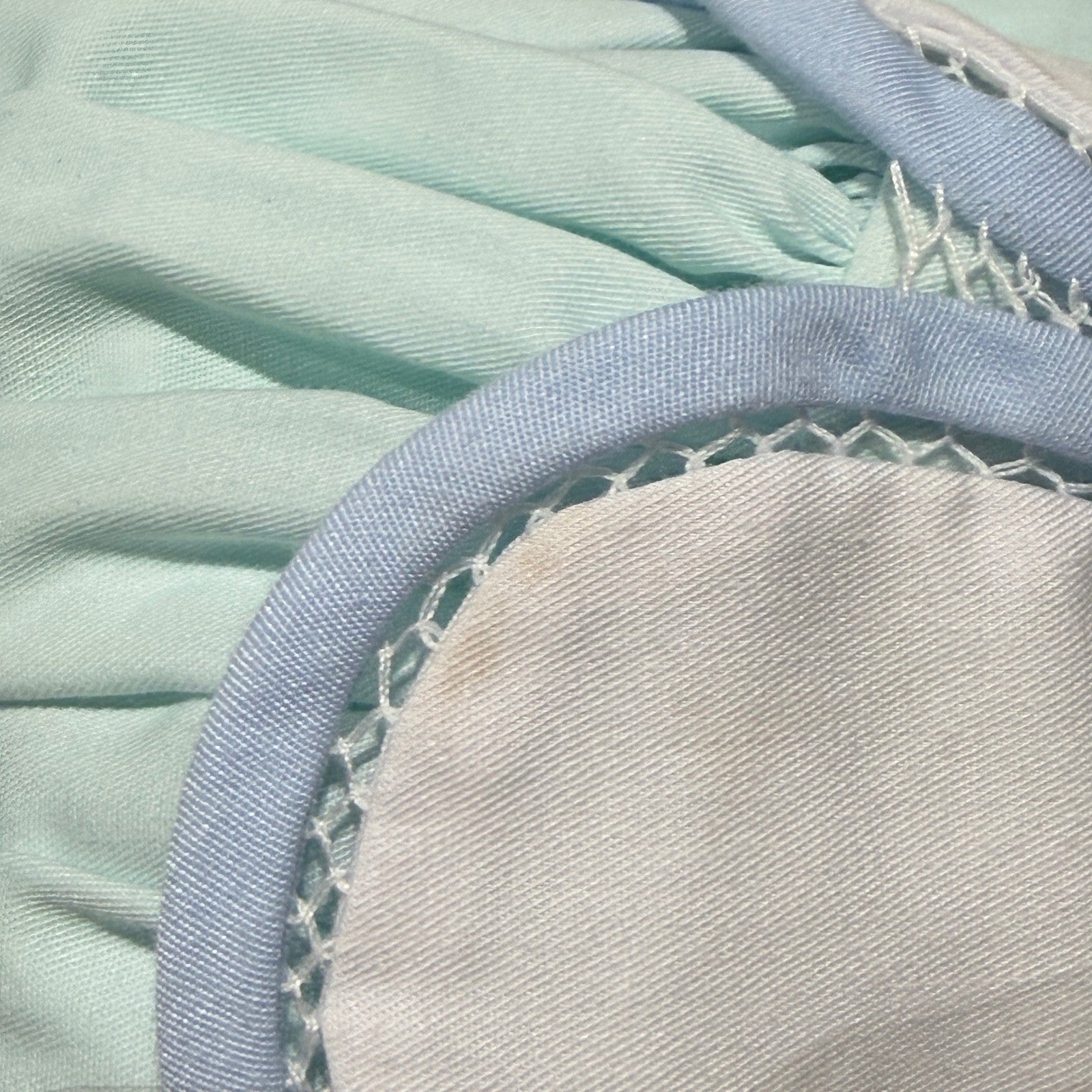 The Proper Peony Petal Collar Dress Girls 3T Blue Scalloped Heirloom *Flawed8