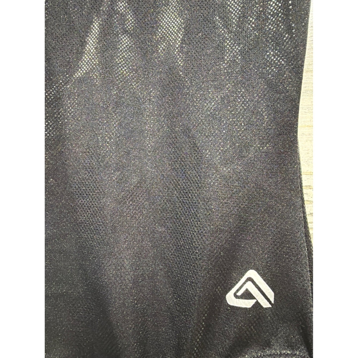 Alpha Factor Aerial Leotard Girls Large Pink Black Shiny Gymnastics EUC1