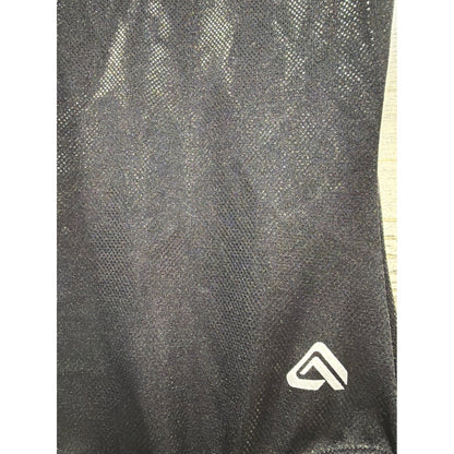 Alpha Factor Aerial Leotard Girls Large Pink Black Shiny Gymnastics EUC1