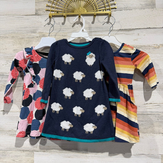 Gymboree Tea Collection RuffleButts Dress Bundle Girls 2T Cotton Knit Lot GUC*0