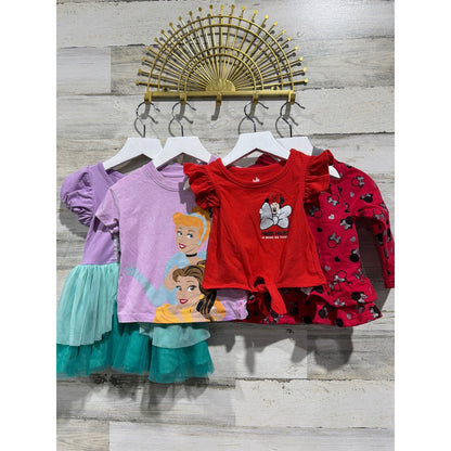 Disney Clothing Bundle Girls 12M 18M Princesses Minnie Ariel Disneycore0