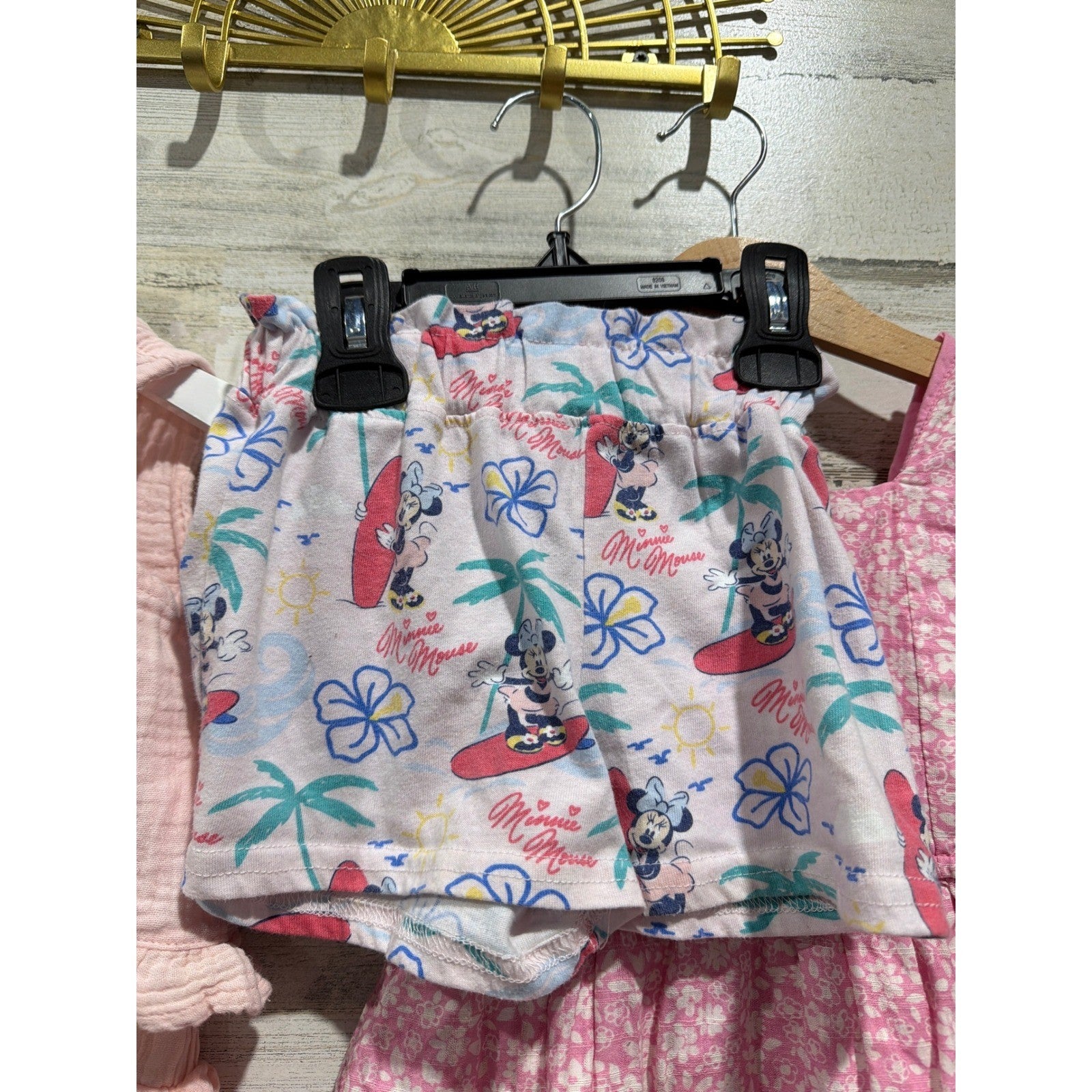 Disney Mixed Brand Summer Bundle Girls 3T 4T Pink Coral Minnie Princess2