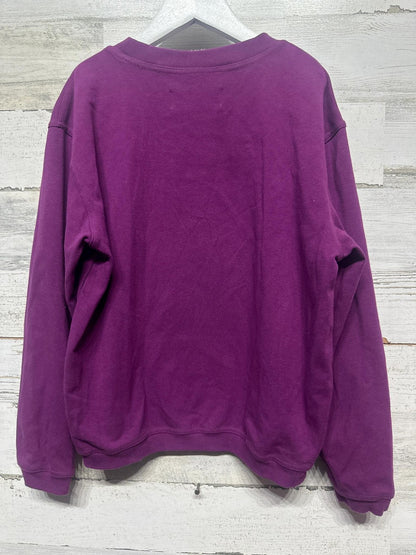 SweetHoney Sweatshirt Kids 10Y Purple Trick or Treat Halloween Graphic EUC1