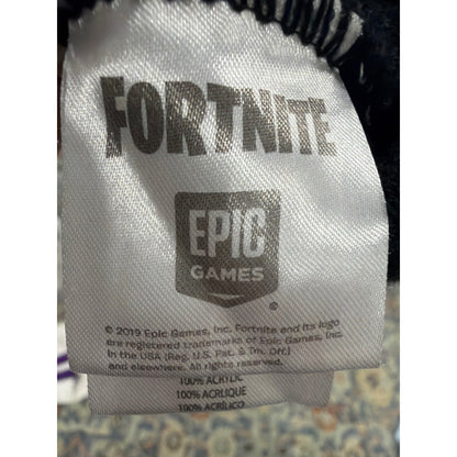 Fortnite Beanie Youth One Size Black Silver Embroidered Logo Gamer2