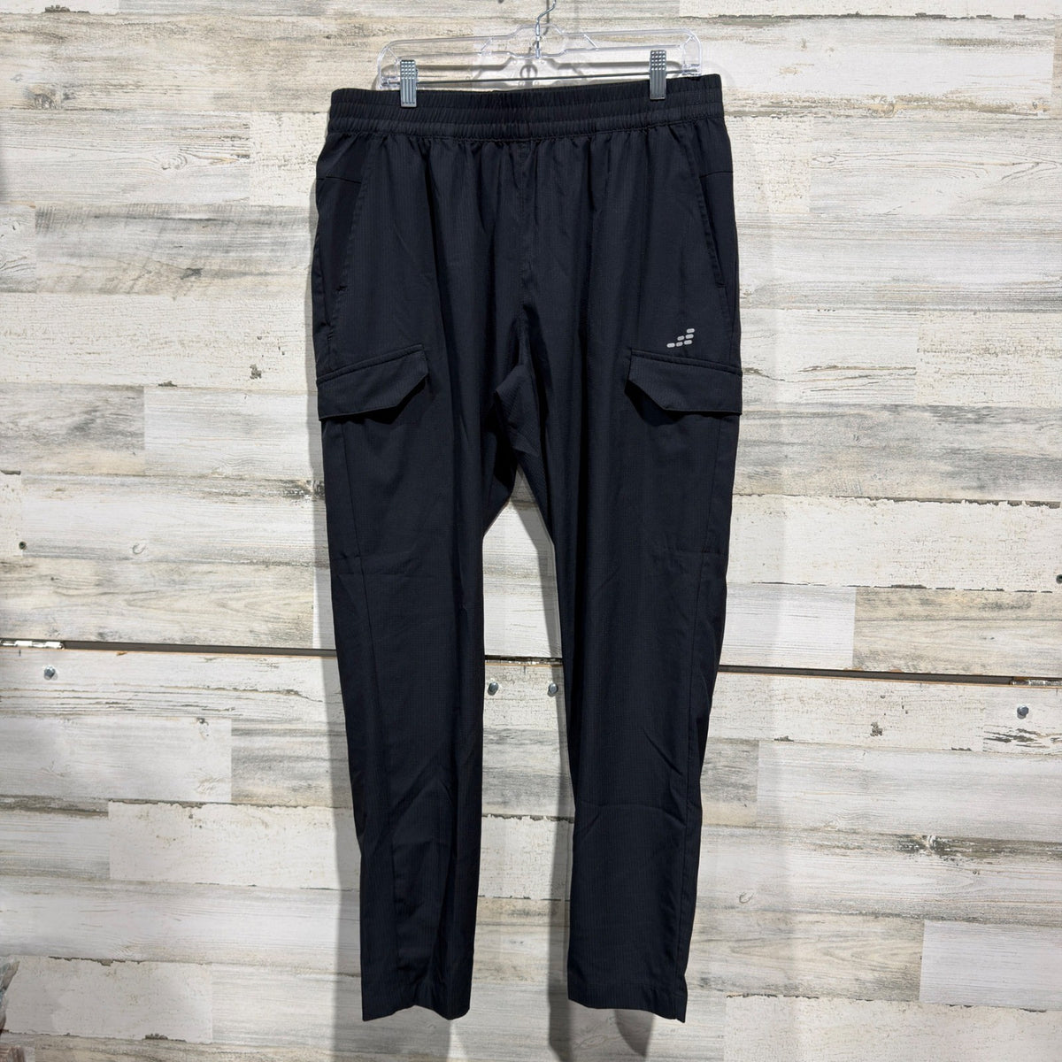 BCG Ripstop Cargo Active Pants Mens XL Black Polyester Spandex Athletic EUC0