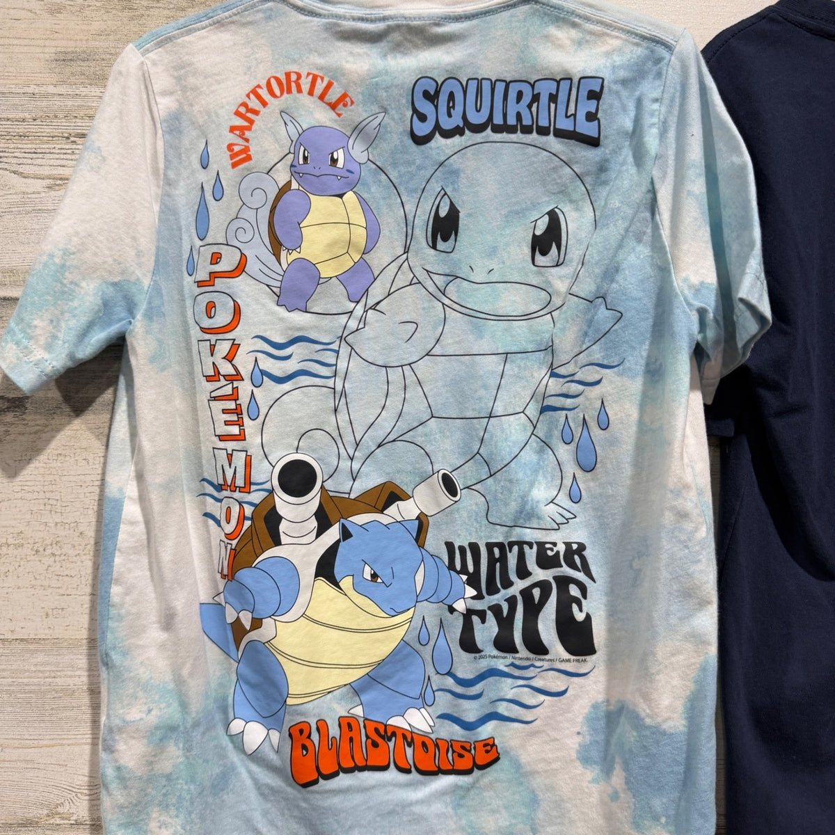 Abercrombie Champion T-Shirt Bundle Boys 7/8 Blue Pokemon Graphic *Flawed7