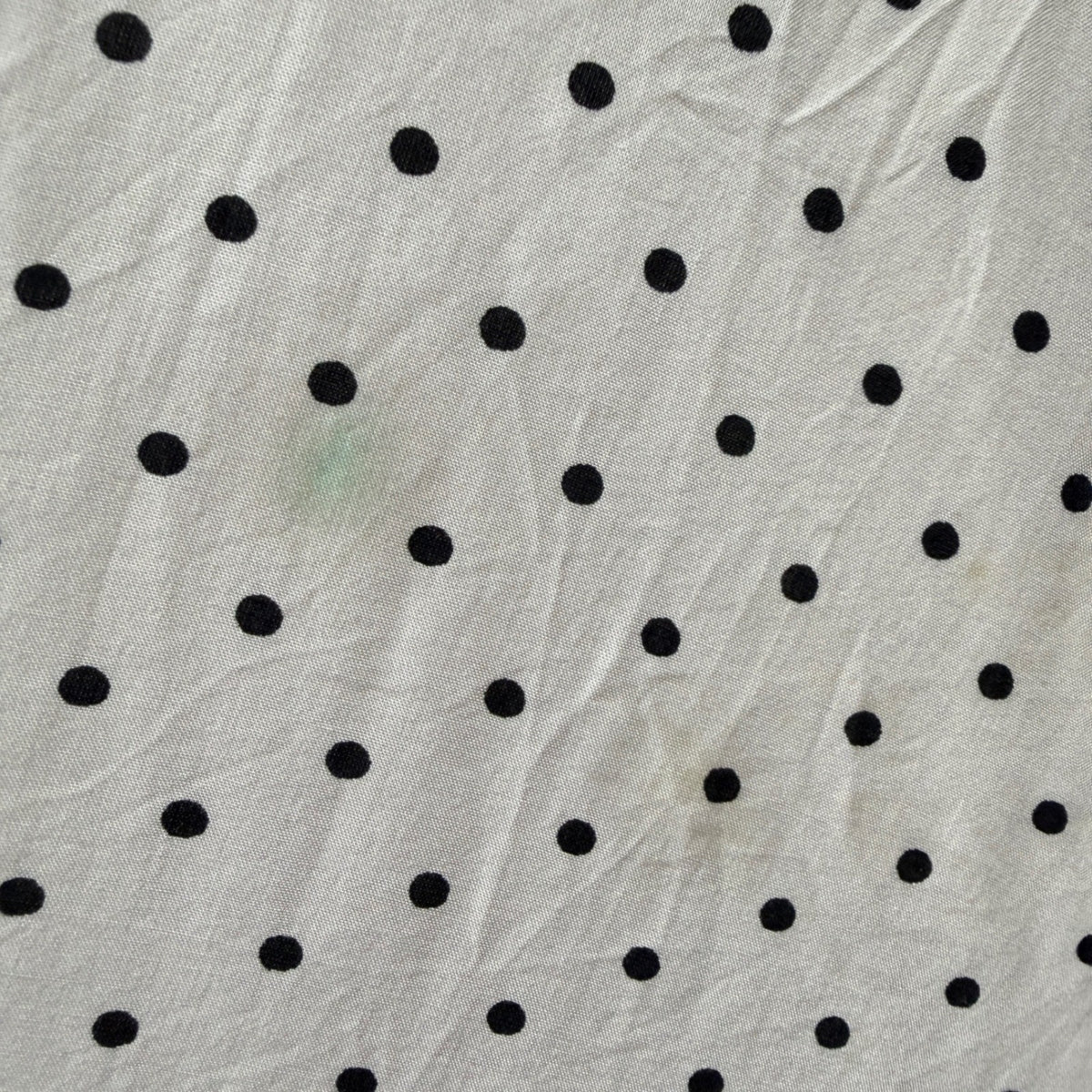 Old Navy Polka Dot Fit & Flare Dress Women XXL White Rayon Retro Flawed*4