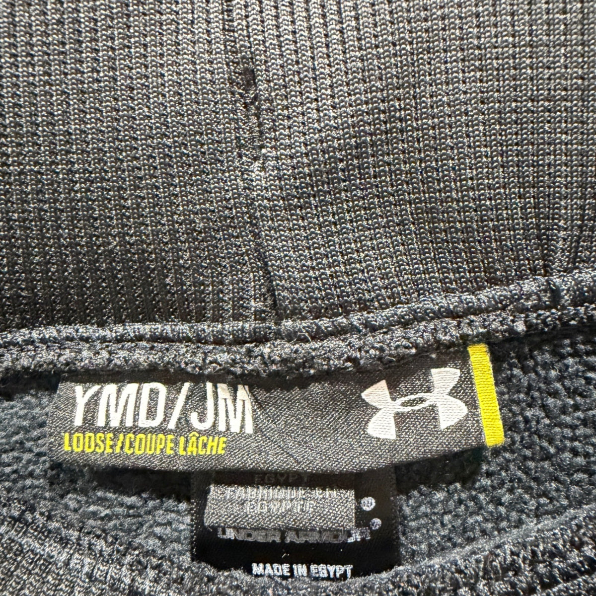 Under Armour Storm Sweatpants Boys YMD Black Fleece Loose Sporty EUC2
