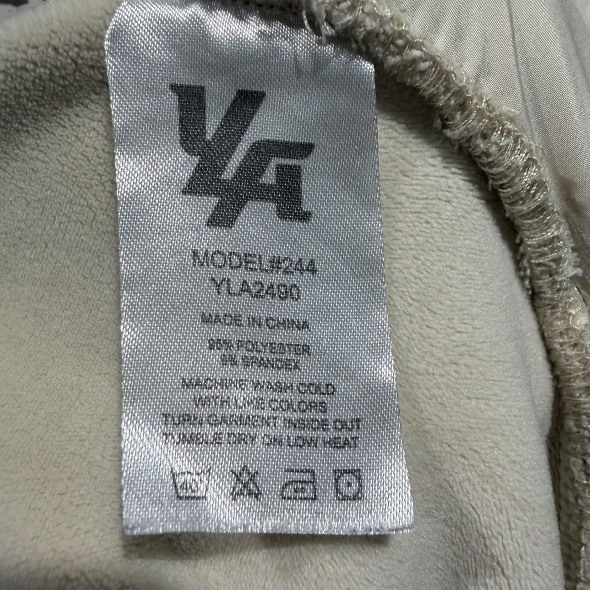 YoungLA 444 Ribbed Corduroy Joggers Men Medium Tan Solid Streetwear Modern6