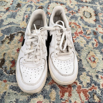 Nike Air Force Youth 3Y White Black Low Top Sneakers GUC*1