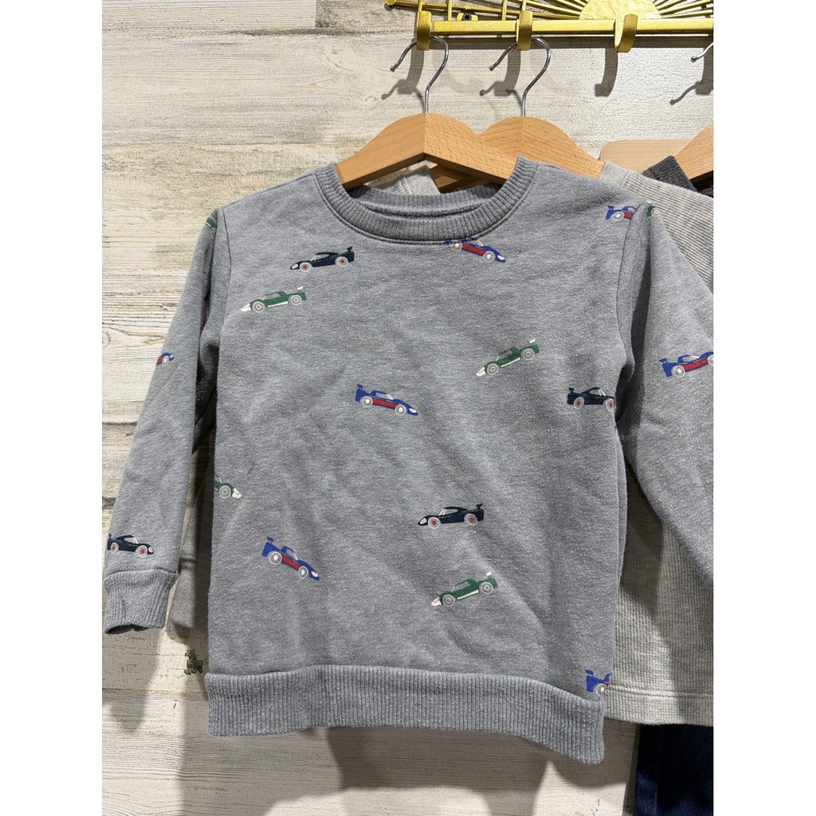 Gap Old Navy Wonder Nation Boys 2T Cars Grey Basics Shirts Jeans Bundle1