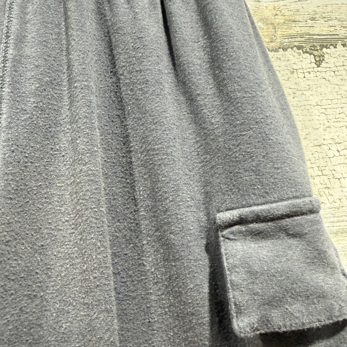 Kickee Kids Cargo Shorts Boys S 6/8 Gray Bamboo Viscose Blend GUC*2