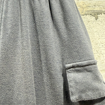 Kickee Kids Cargo Shorts Boys S 6/8 Gray Bamboo Viscose Blend GUC*2