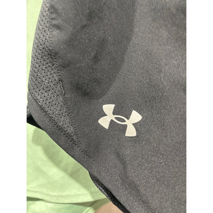 Under Armour Shorts Bundle Women Medium Green Black Athletic Sport Run4