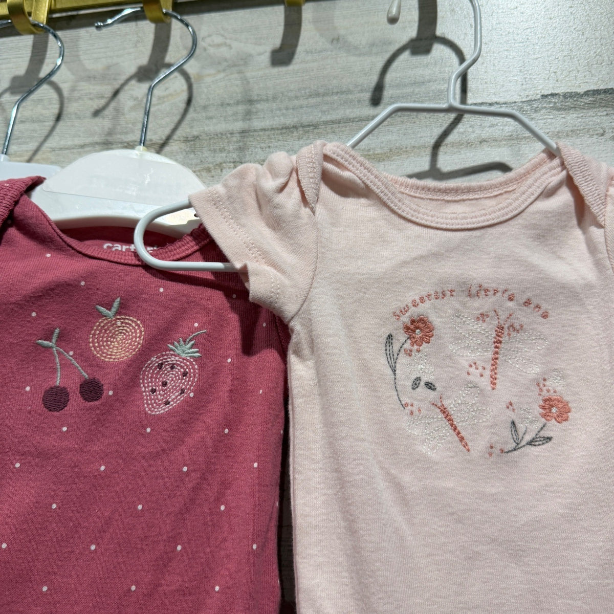 Newborn Baby Girl Clothing Lot NB Bundle Mix Pink Yellow Cotton EUC2