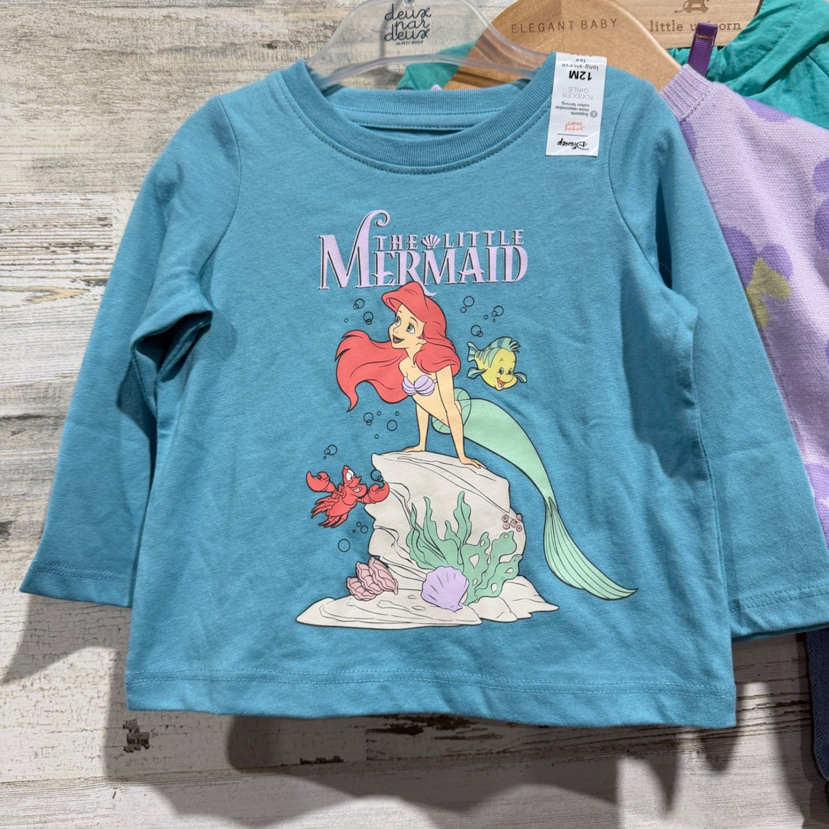 Disney Cat & Jack Clothing Girls 12M-18M Teal Purple Casual Bundle1