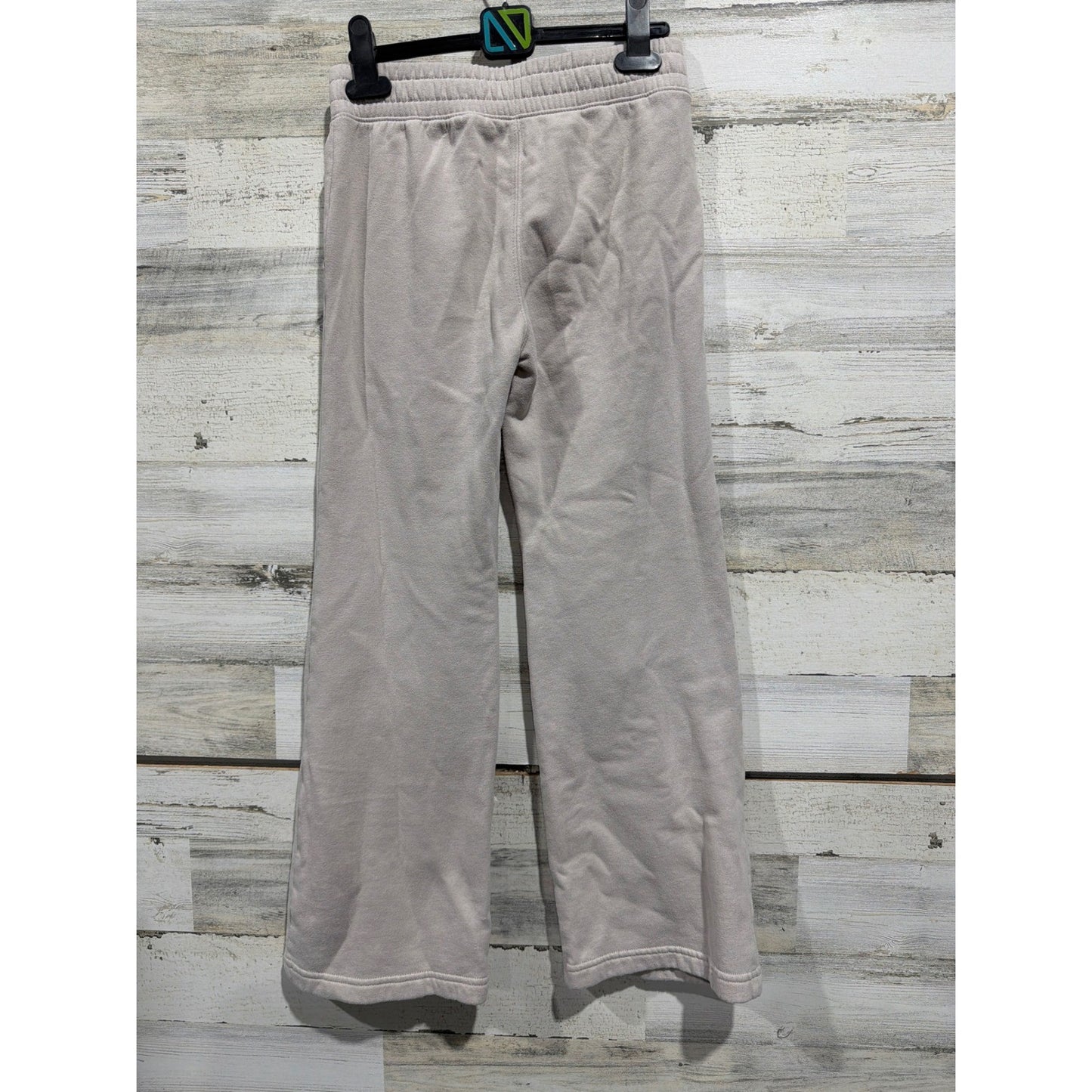 Abercrombie Kids Sweatpants Girls 11/12 Tan Essentials Wide Leg Fleece EUC2