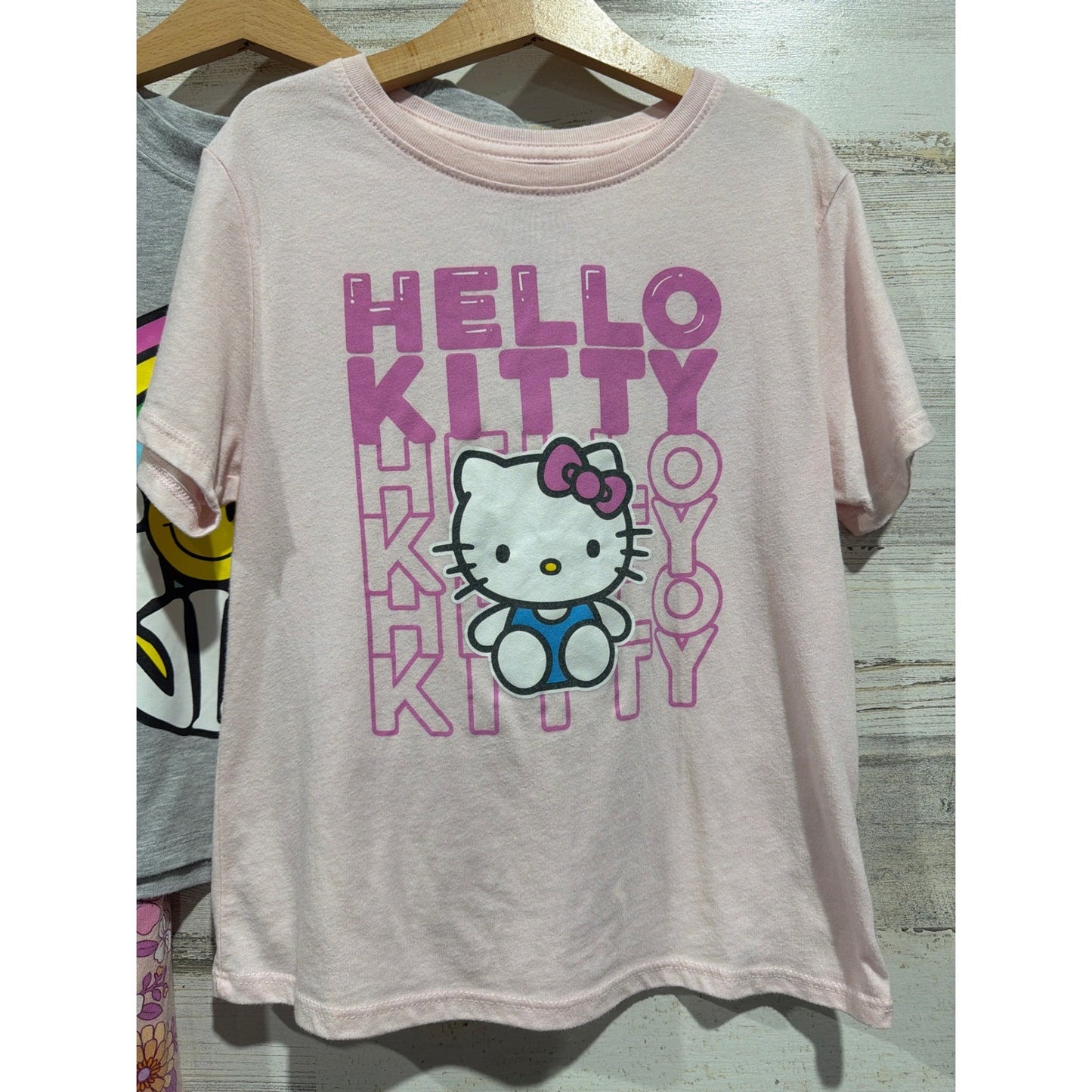 Hello Kitty Cat & Jack Girls 10/12 Pink Grey Floral Bundle Kidcore1