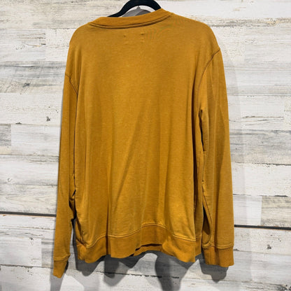 Original Use Crewneck Sweatshirt Mens XL Mustard Yellow Cotton Blend Casual EUC3