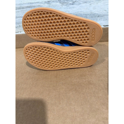 Adidas Grand Court 2.0 EL C Boys Size 1 Blue Gum Sole Sneakers Sporty NWT4