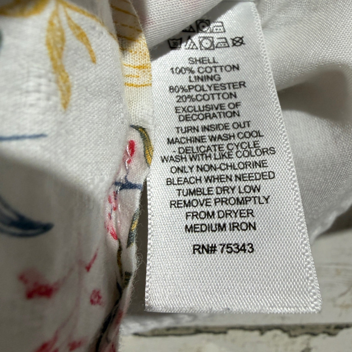 Tommy Bahama Serendipity Floral Top Tunic Lot Girls 4T Pink Tan Cotton EUC6