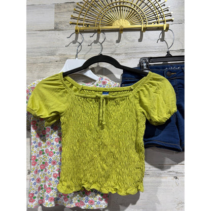 Gap Old Navy Cat & Jack Shirt Shorts Bundle Girls 8 Multicolor Summer EUC2