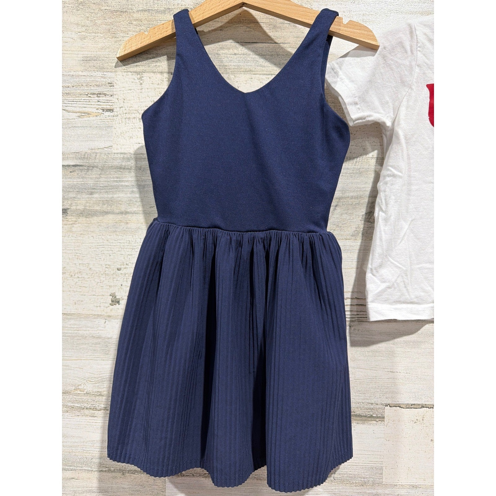 Abby & Evie All In Motion Girls 4 XS Navy Blue White USA Patriotic Bundle EUC3